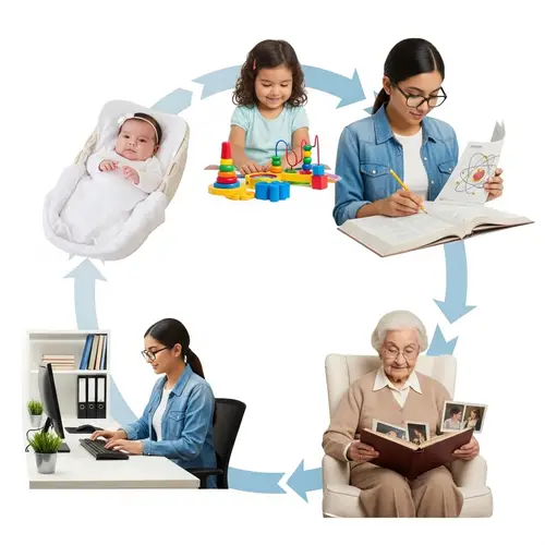 Creative Life Cycle of a Hispanic Woman | Visualizing Stages