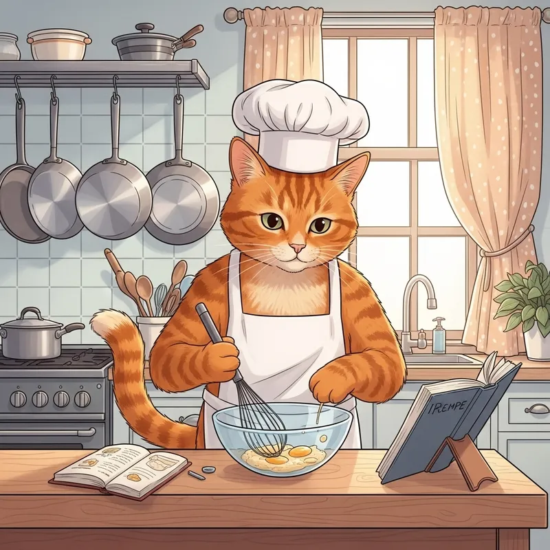 Cute Cat Cooking Adventures