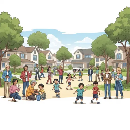 Close-Knit Community - Friendship and Unity