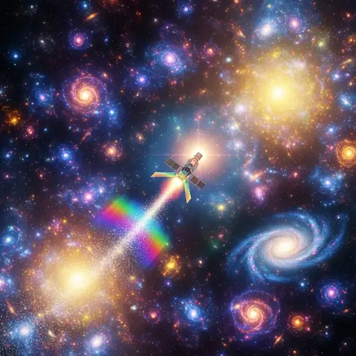 Exploring the Universe Abstract | Outer Space Spectacle