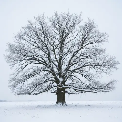 Winter Tree: Stunning Image of a Large Tree in Winter
