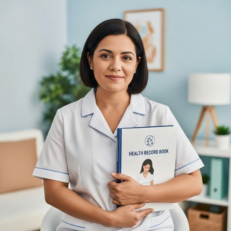 Professional Hispanic Midwife Health Record Book for Expecting Mothers Professional Hispanic Midwife Health Record Book for Expecting Mothers