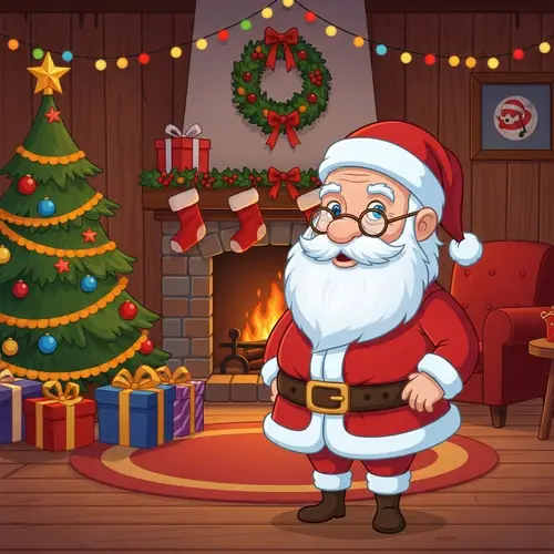 Grandpa Line Christmas Programmer: A Festive Scene