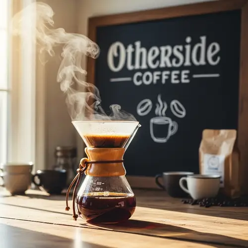 Freshly Brewed Chemex Coffee at Otherside Cafe