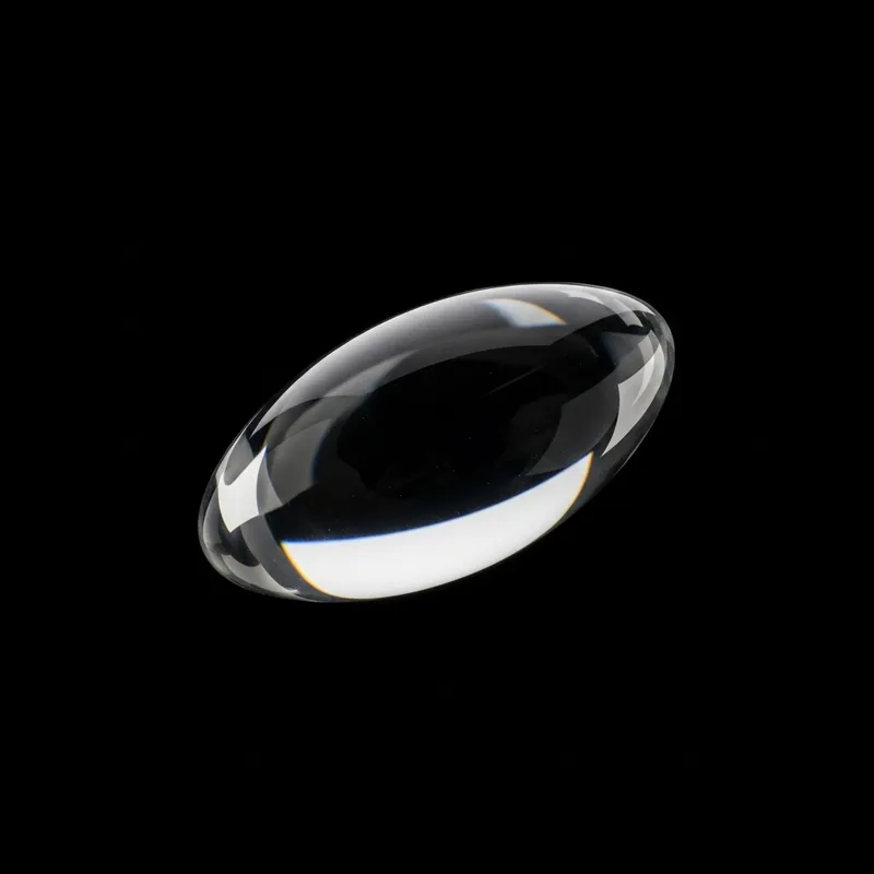 Mesmerizing Glass Ellipsoid Suspended in Air - High-Speed Photography