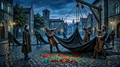 The Weight of a Shadow: Surrealism in a European Town