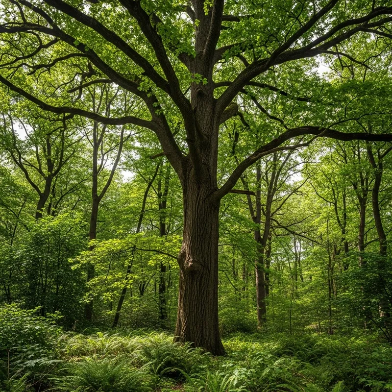 Majestic Trees: Enchanting Forest Scene