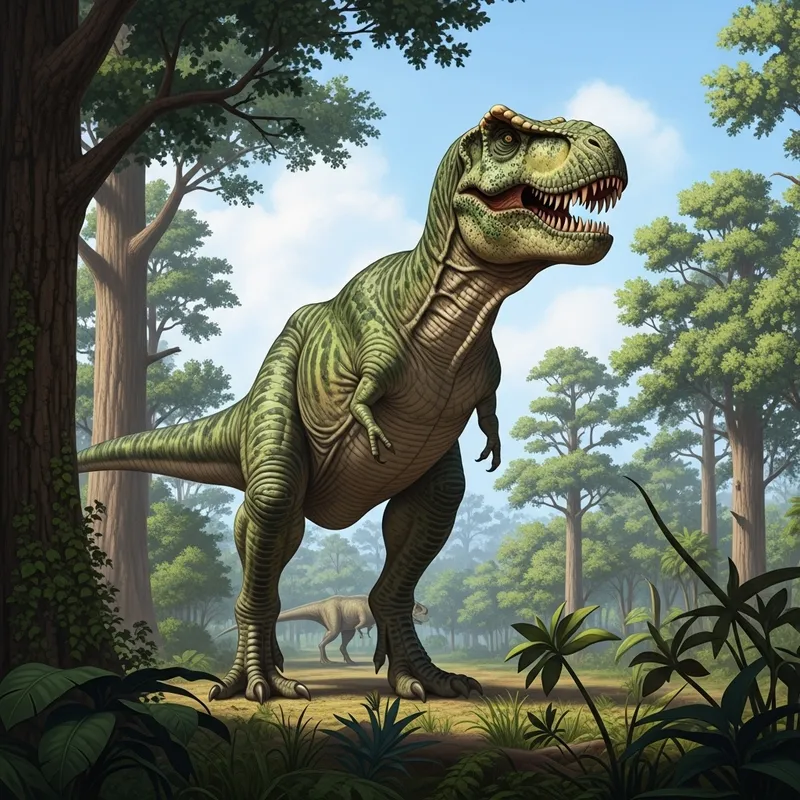 Majestic T-Rex in Prehistoric Serenity
