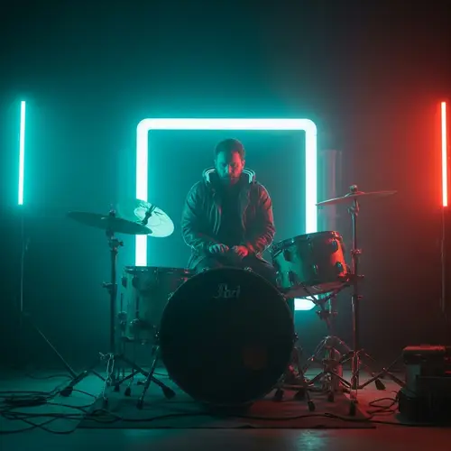 Cyberpunk Style Drum Image