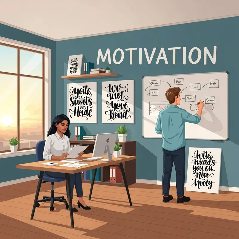 Inspiring Motivational Workspace | Boost Productivity