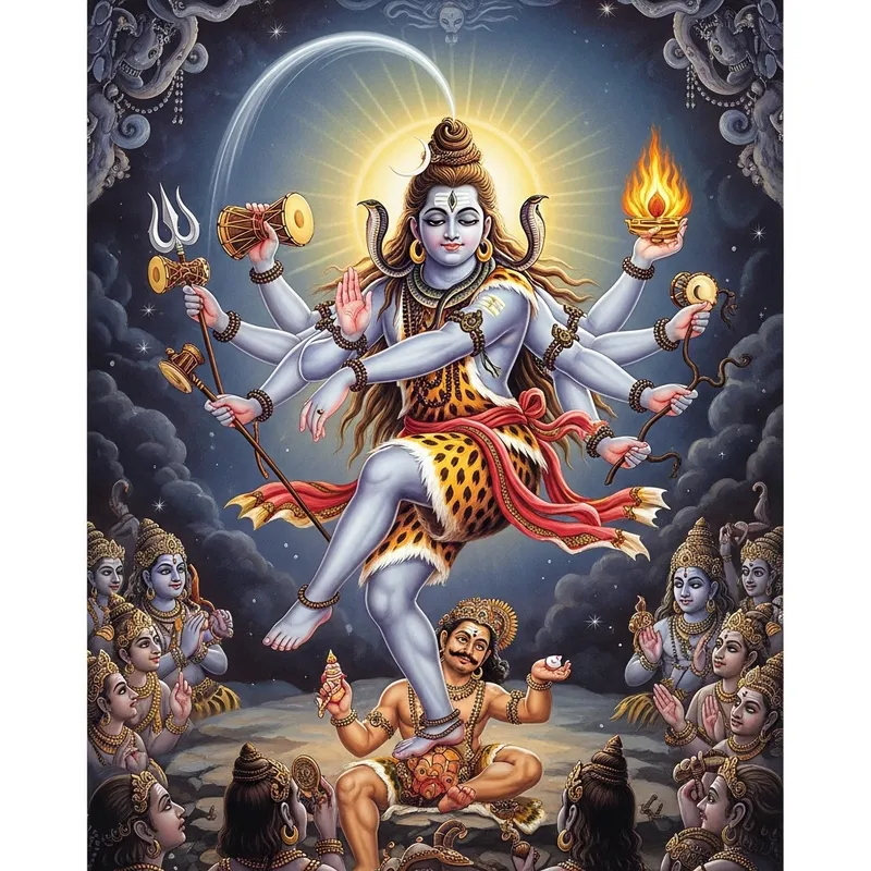Lord Shiva Tandava Dance: An Energetic Divine Performance Lord Shiva Tandava Dance: An Energetic Divine Performance