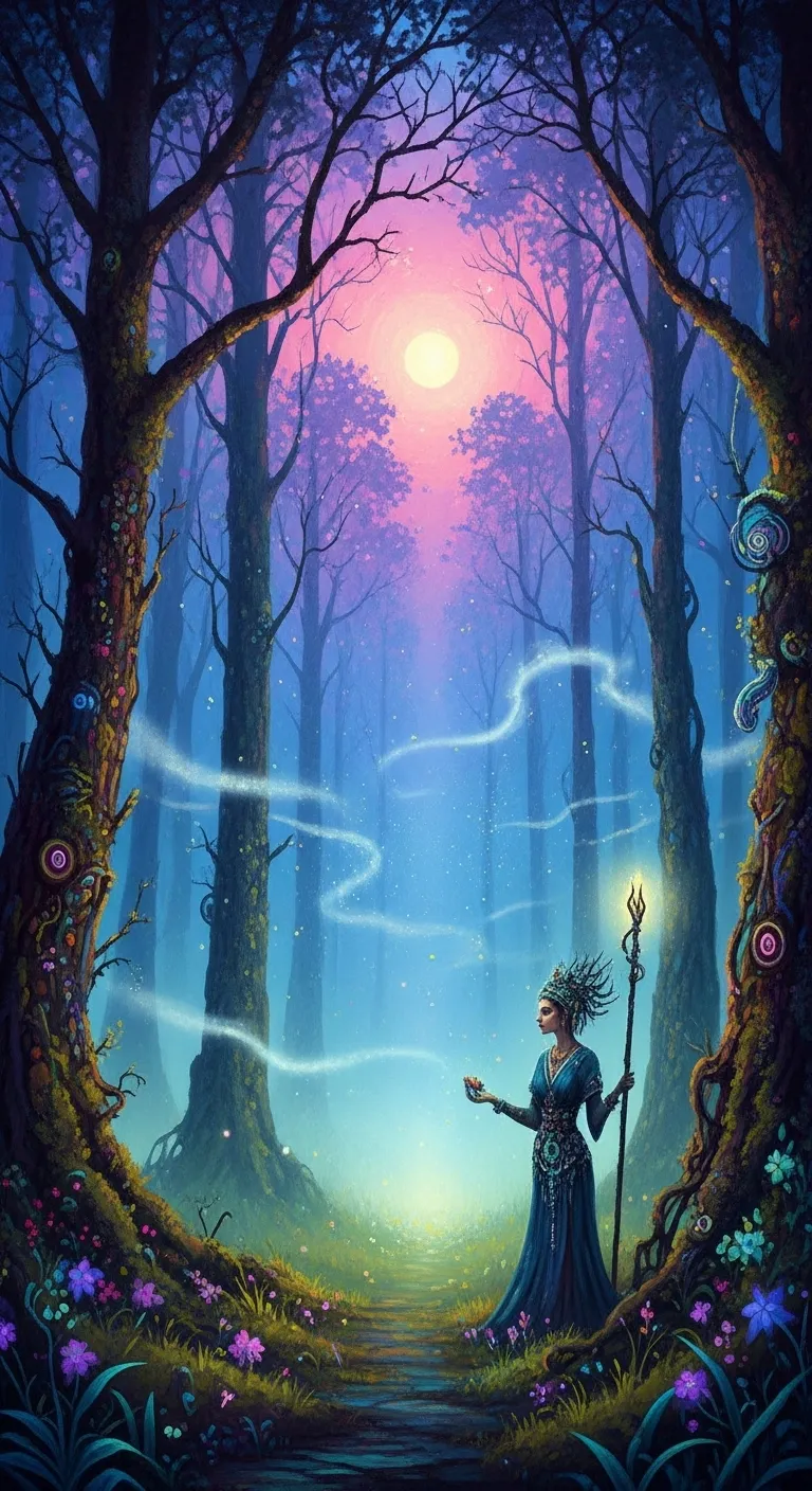 Enchanting Mystical Forest: Brian Froud Inspired Fantasy Art