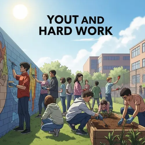 Youth and Hard Work: Vibrant Community Project by Diverse Teens