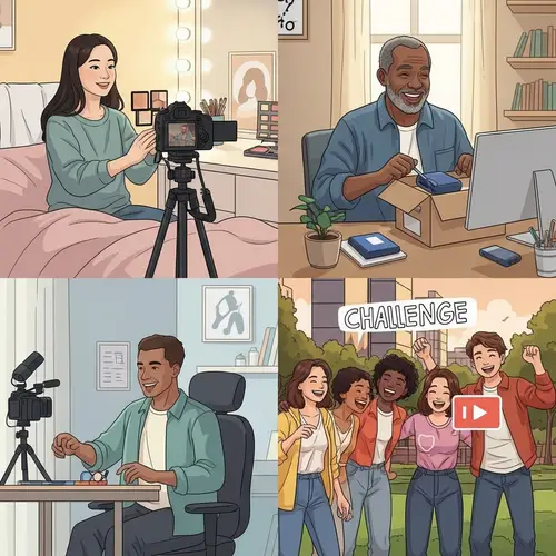 Personal Vlogging Scenes | Vibrant Video Content Creation