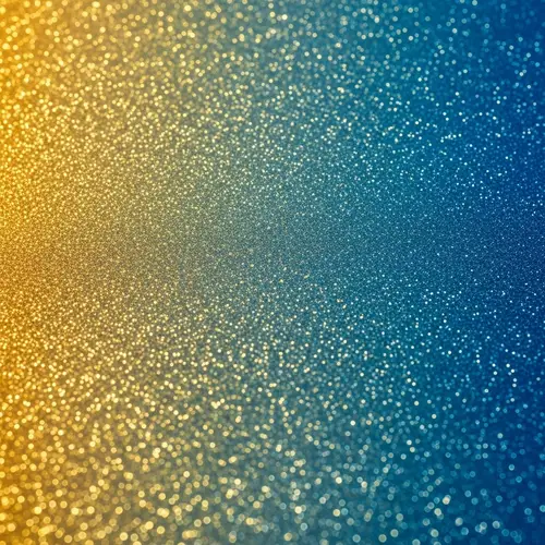 Radiant Sparkle Gold & Blue Gradient Image