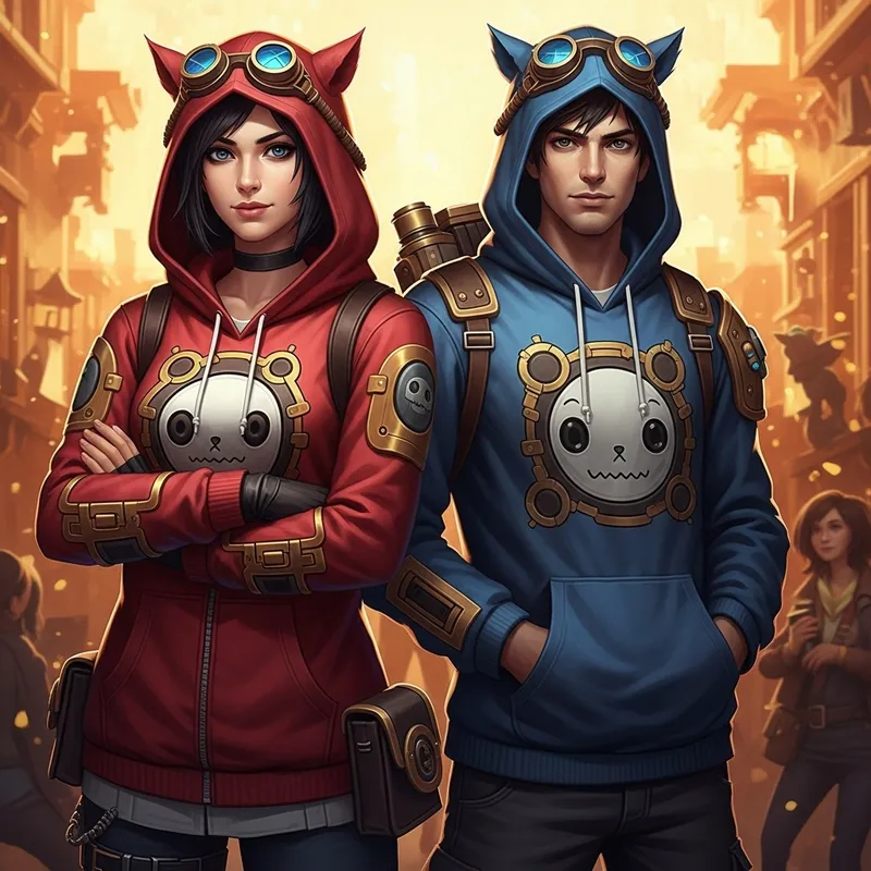 Vivid Japanese Style Steampunk Characters | Storytelling Art