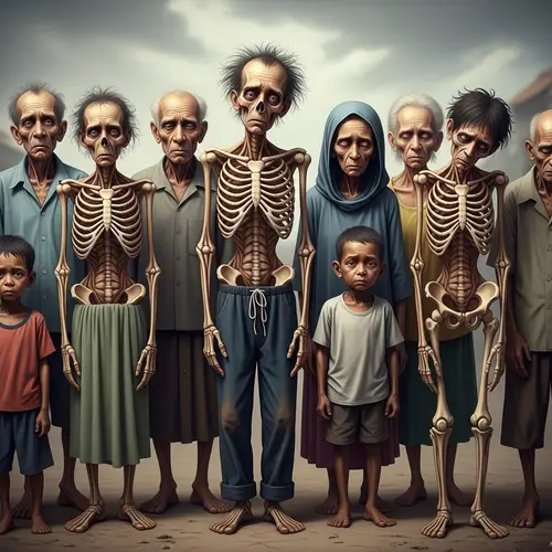 Protein-Energy Malnutrition: Diverse Individuals in Skeletal Prominence