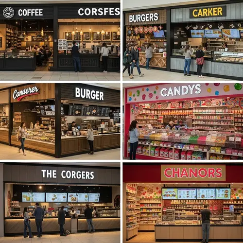 Explore a Vibrant Mall Food Court Experience