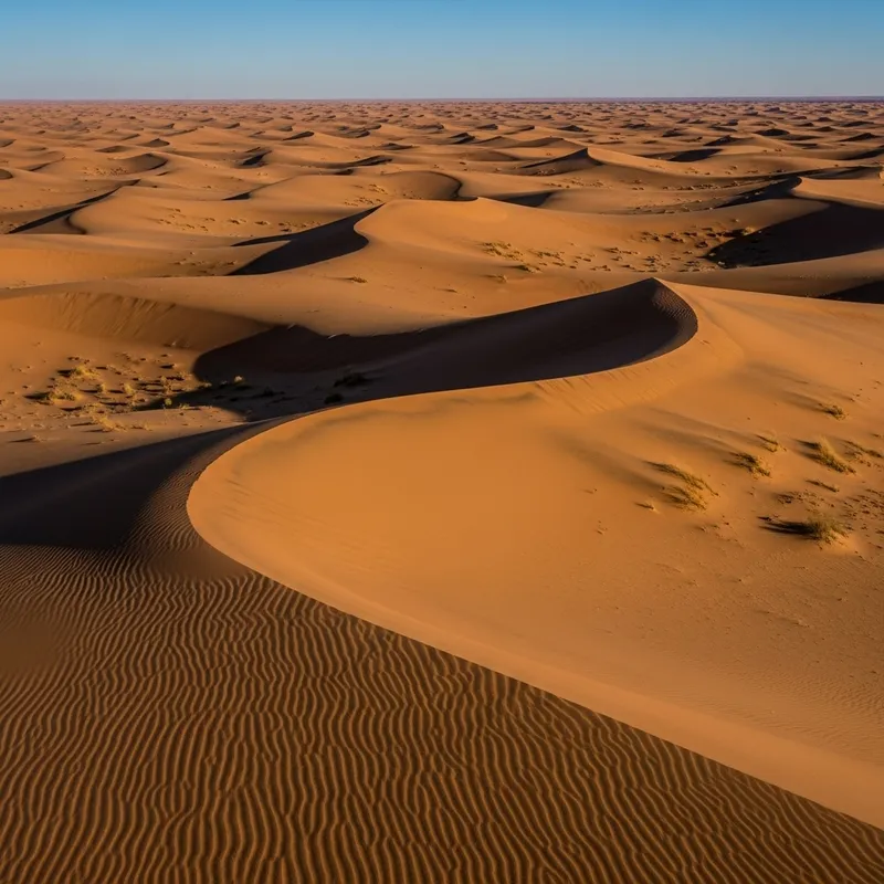 Abstract Desert Landscape Art: Tranquil Vistas & Earthy Tones