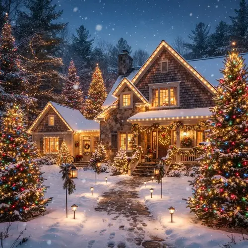 Add Christmas Lights to Your Photos Easily