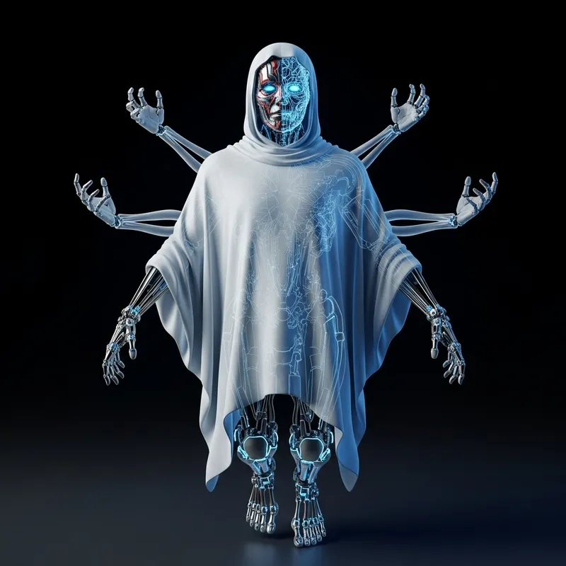 Cyborg Ghost: Eerie Integration of Spirit and Technology