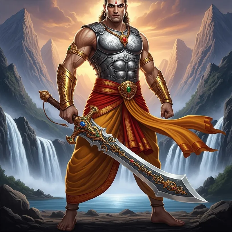 Bahubali Graphic T-Shirt - Epic Warrior Design Bahubali Graphic T-Shirt - Epic Warrior Design