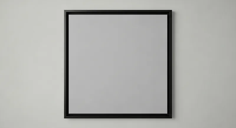 Square 1:1 Aspect Ratio Image with Neutral Colors and Black Border