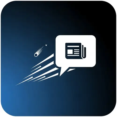 Daily Space News Icon | Meteoric Aesthetic Design