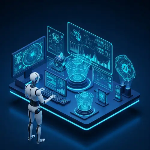 Futuristic AI Analysis Setup | Cutting-edge Technology