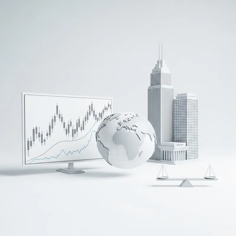 Modern Minimalist Financial Markets Imagery