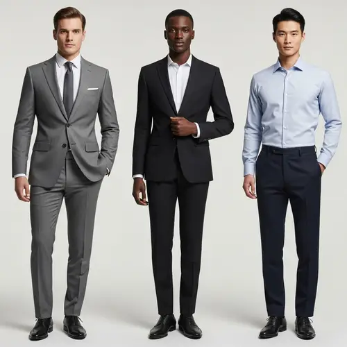 Elegant Business Attire for Men and Women | Sophisticated Dress Collection