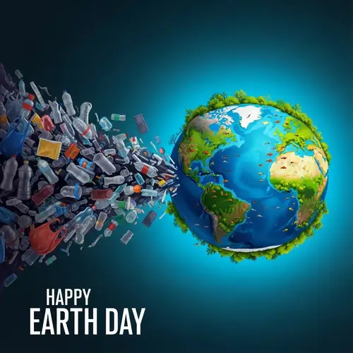 Earth Day: Planet vs Plastic - A Visual Reminder