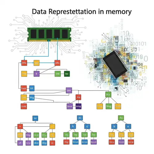 Data Representation in Computer Memory: Illustration & Concepts