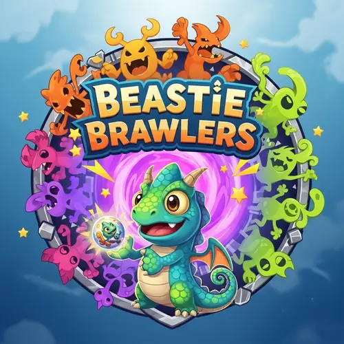 Fictional Monster-Catching Mobile Game App Logo