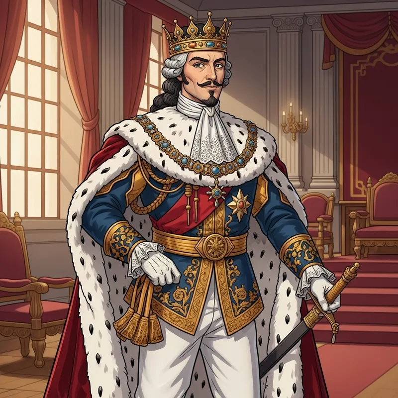 Majestic Italian King Artwork