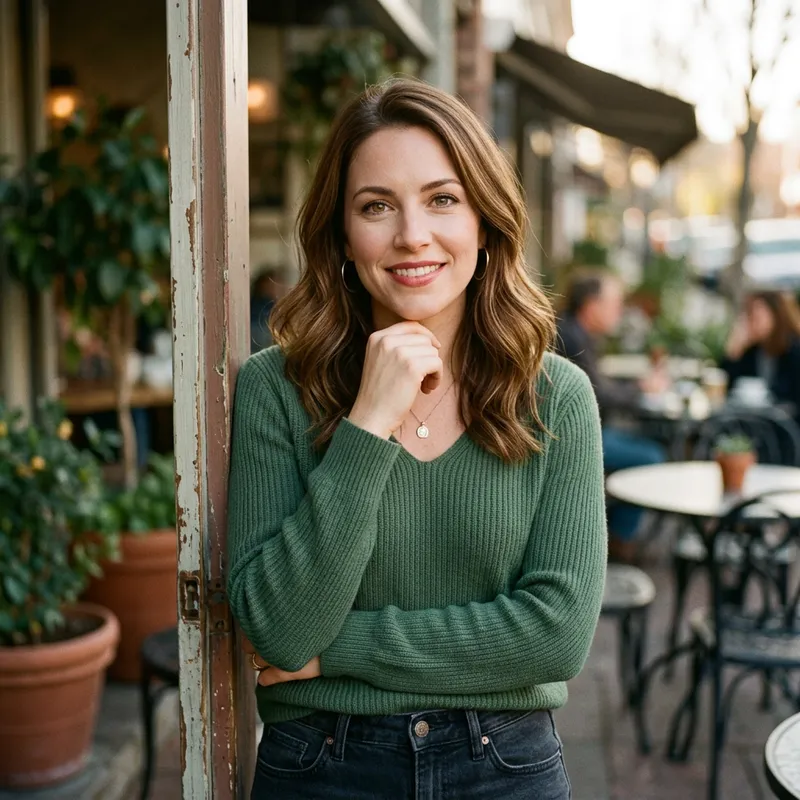 Stunning 30-Year-Old Caucasian Woman in Elegant Pose Stunning 30-Year-Old Caucasian Woman in Elegant Pose