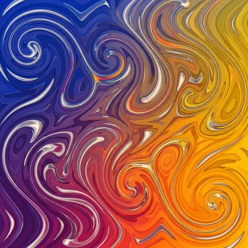 Abstract Swirling Patterns Design