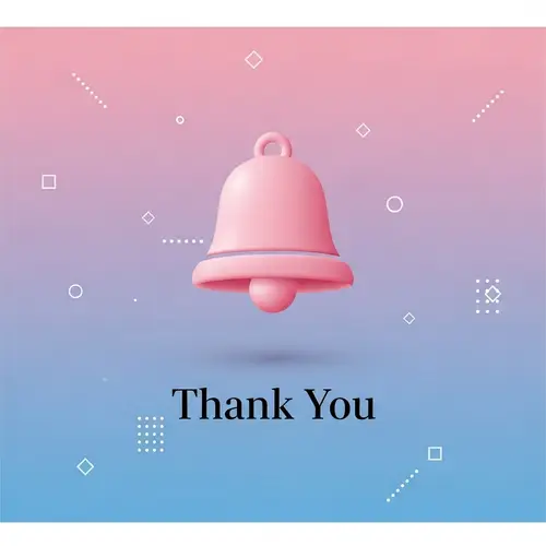 Thank You Presentation Slide Design | Gratitude Graphic in Pink