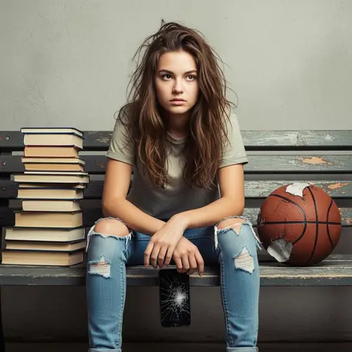 Teenage Girl Facing Challenges | Determination Amidst Struggles