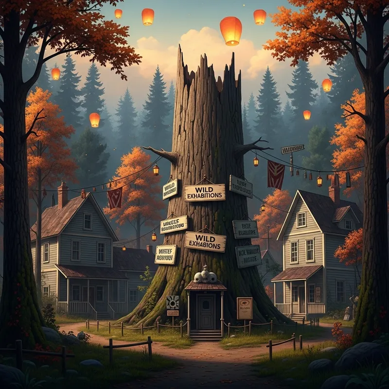 Mysterious Gravity Falls | Enchanting Small Town & Wild Attractions