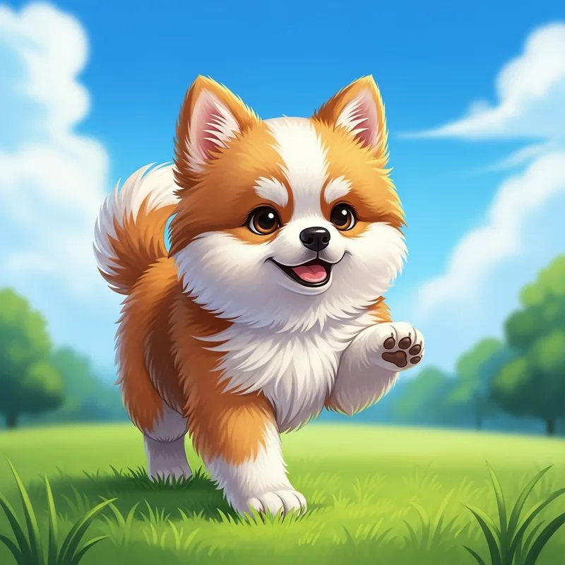 Cute Tuffy Dog | Playful and Energetic Pet