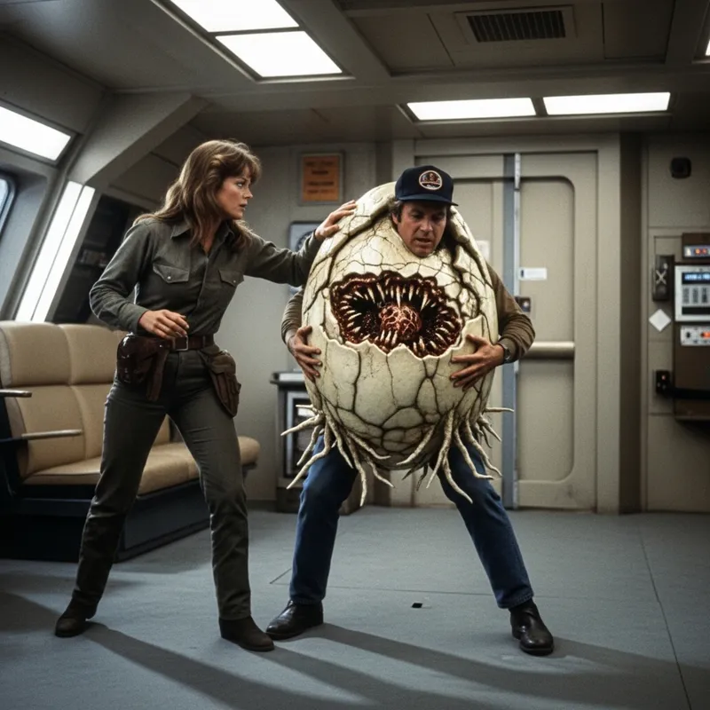 Alien Scene: Ripley Discovers Brett's Transformation