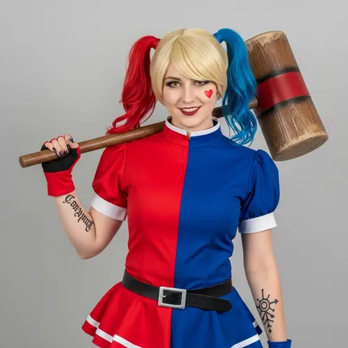 Harley Quinn Costume - Celebrate Chaos and Unpredictability