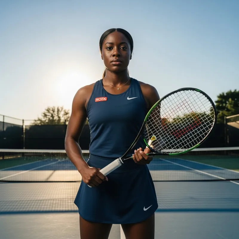 Tennis Vice-Captain: Dedicated Leader in Black