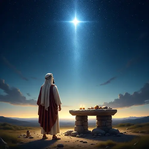 Abraham's Journey: Starry Promise in the Landscape