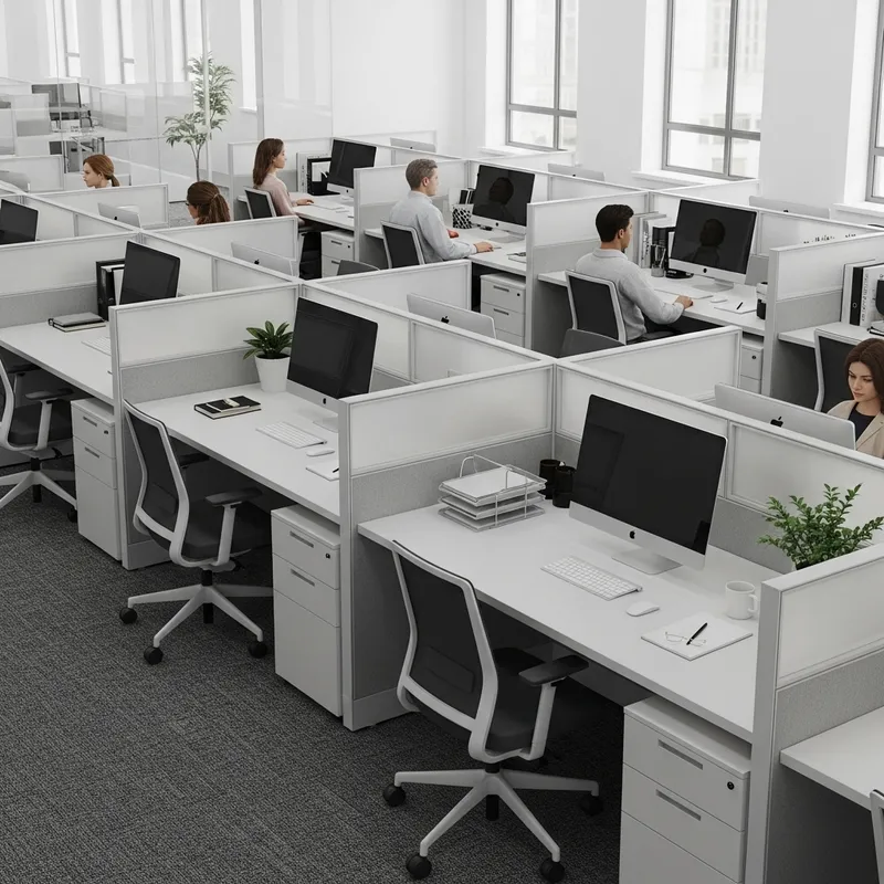 Minimalistic Office Cubicles for Productive Work Environments Minimalistic Office Cubicles for Productive Work Environments