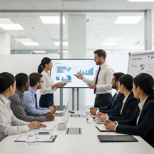 Professional and Diverse Corporate Meeting Scene