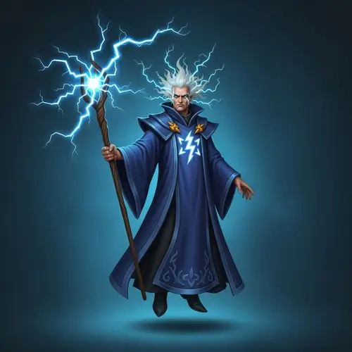 Electric Wizard - Clash Royale Character