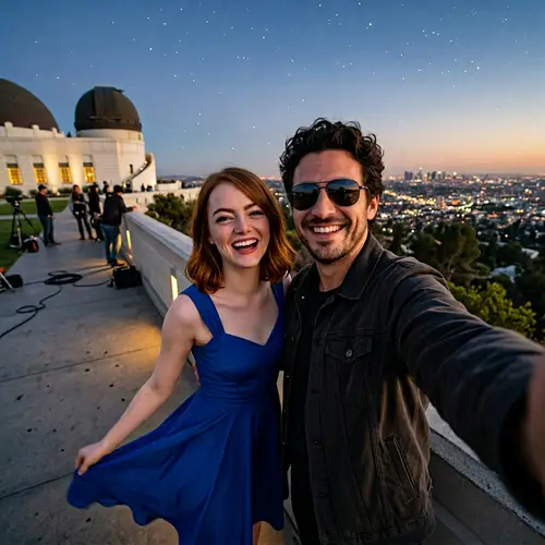 Candid Selfie with Mia Dolan at Griffith Observatory