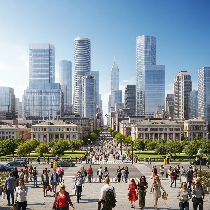 Izhevsk Cityscape - Modern and Traditional Architecture